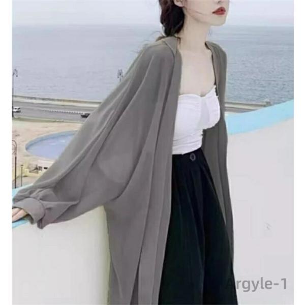 カーディガン UVカットコート レディース 接触冷感 コート 長袖薄手 体型カバーオフィス 冷房対策...