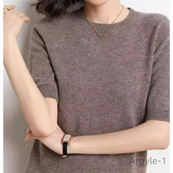 レディース カットソー 半袖シャツ カットソー トップス サマーニット カットソー Tシャツ  体型...