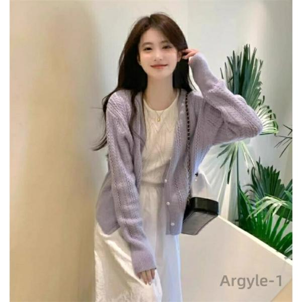 レディース ショート丈 長袖 トップス ゆったり ニットセーター オフィス アウター 春  夏 秋 ...