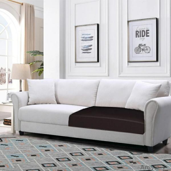 合皮 防水 ソファーカバー 座面カバー PU材質 伸縮素材 引っ掻き対策 ズレにくい ぴったりフィッ...