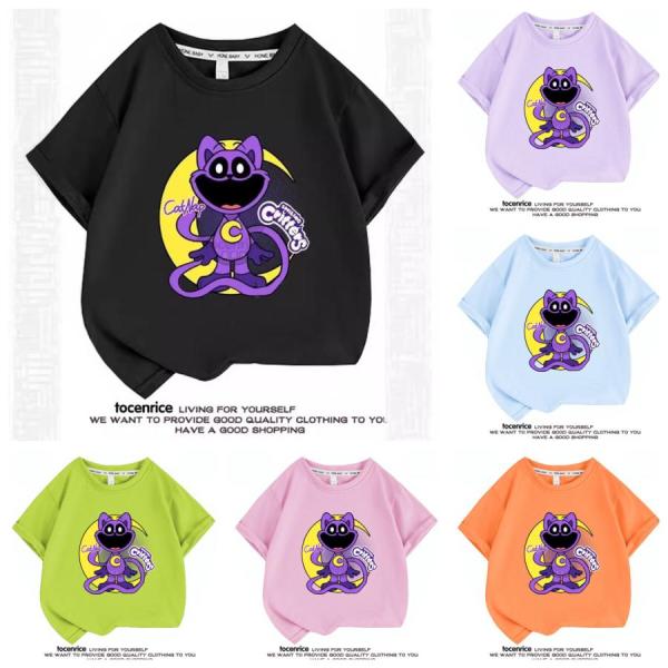 ポピープレイタイム smilingcritters 子供服 半袖Tシャツ 通気性 肌着 100%綿 ...