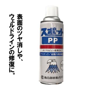 スプレー式 プラスチック表面処理剤 スポットPP クリアー｜mimiy