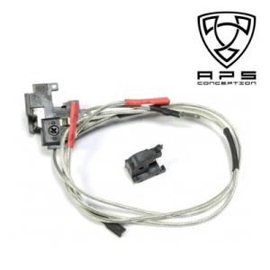 APS A/B高通電 シルバーコードと耐熱スイッチセット Ver.2 REAR メール便可