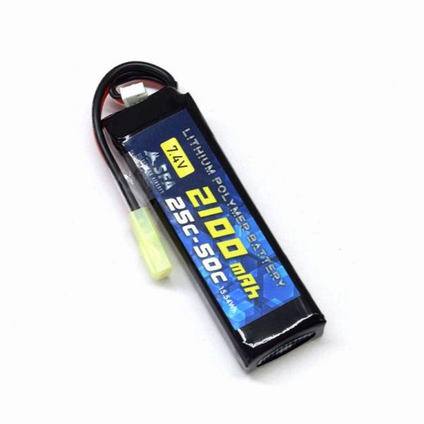 SFA 7.4V 2100mAh  25C-50C リポバッテリー ミニSバッテリー ミニコネクタ ...