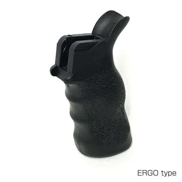 ノーブランド マルイ他GBB M4/MWSシリーズ対応 ERGO type タクティカル ラバーグリ...