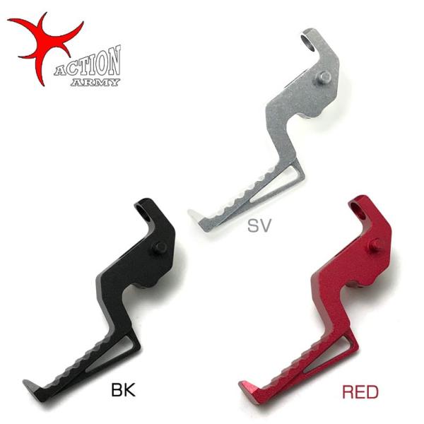 ActionArmy製 AAC T10/T11対応 CNCアルミタクティカルトリガーB SV/BK/...
