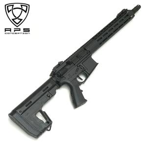 APS ブローバック電動ガン M4オリジナルカスタム 13インチ M-LOK SPYDER スパイダー BK 18歳以上対象 送料無料！ 宮川ゴム製HOPチャンバーパッキンに交換済み！｜mimiy