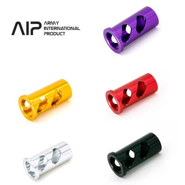 AIP アルミニウム ハイキャパ Hi-capa 4.3 リコイルスプリングガイドプラグ ブラック ...