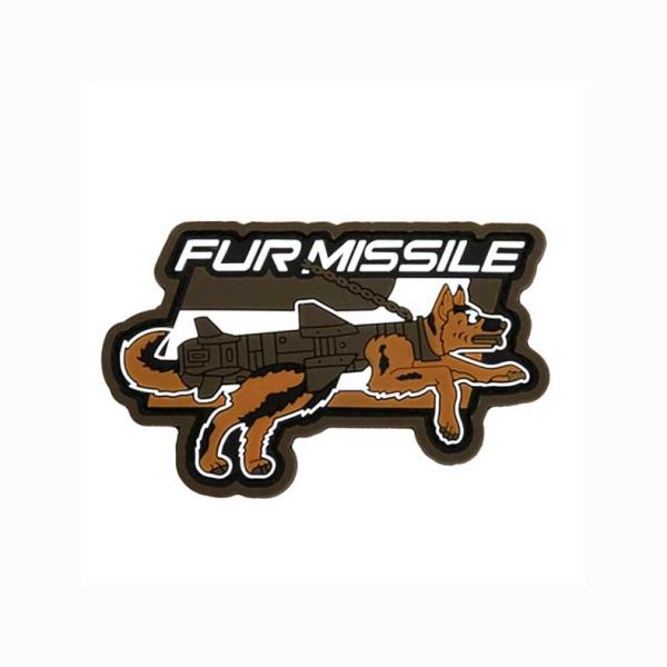 PVCベルクロパッチ FUR MISSILE ファーミサイル 毛皮ミサイル メール便 ネコポス可