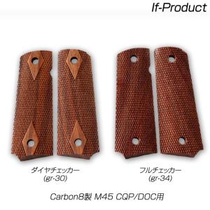 Carbon8】M45シリーズ＆HELLCAT4.3専用カスタムグリップパネル-FLAT