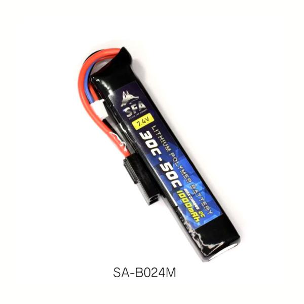 SFA リポバッテリー 7.4v 1000mAh 30C-50C ミニコネクタ 電動ガンスティックタ...