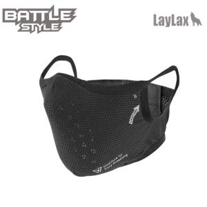 LayLax ライラクス イージーブレスフェイスガード マスク 飛沫対策 Battle Style BK S-M L-XL｜mimiy