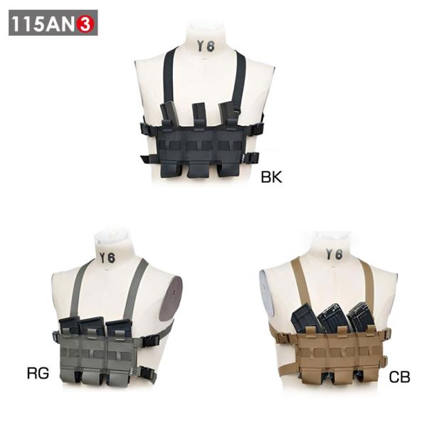 x115xTAYLOR 3×6 MICRO CHESTRIG スリーバイシックス マイクロ チェスト...