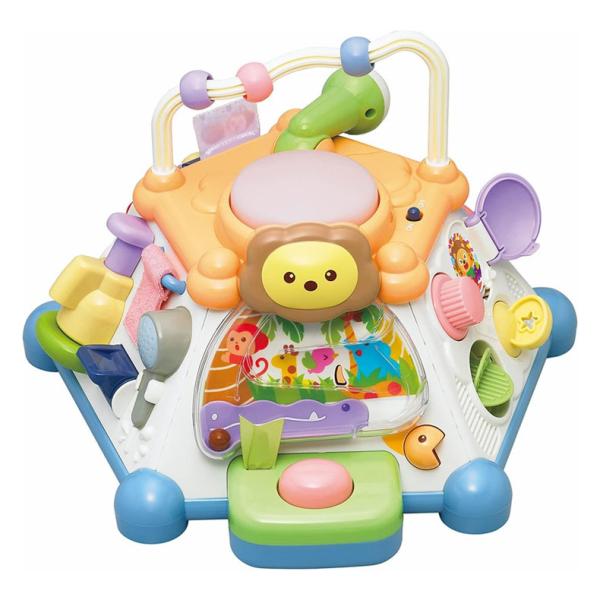 たのしく知育！やみつきボックス＋ プラス しかけいっぱい パステルカラー 知育玩具 出産お祝い 誕生...