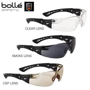 BOLLE SAFETY RUSH＋ RUSH PLUS ボレーセーフティ ゴーグル ラッシュ プラス BSSI マットブラック CLEAR LENS/SMOKE LENS/CSP LENS｜mimiy