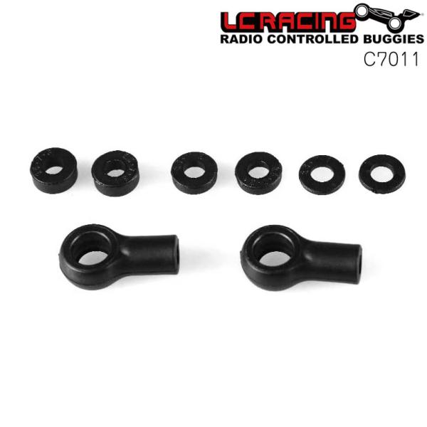 LC RACING RCカー ダンパーエンド ダンパースペーサー LC10B5 PTG-1 パーツ ...