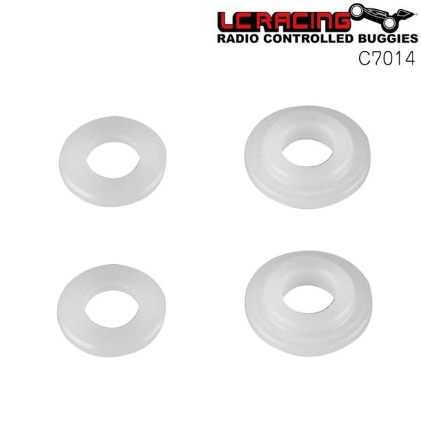 LC RACING RCカー ダンパーカートリッジスペーサー 2セット LC10B5 PTG-1 パ...