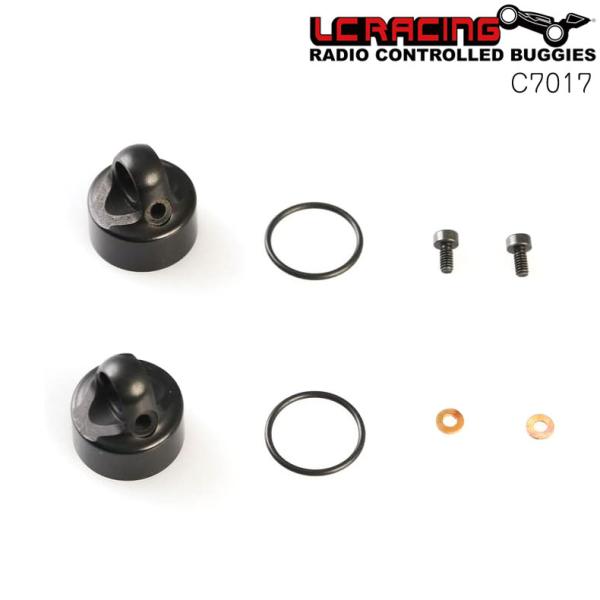 LC RACING RCカー ジュラルミン シリンダーキャップ2個入 LC10B5 PTG-1 パー...
