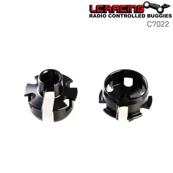 LC RACING RCカー ショックスプリング リテーナー カラー アルミ製 2個入 LC10B5...