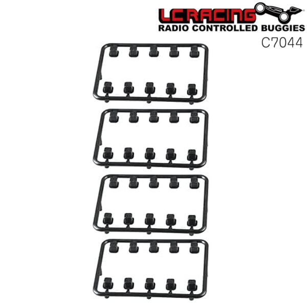 LC RACING RCカー  C7044 アームマウント インサート ブッシュセット 4セット入 ...