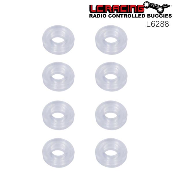 LC RACING RCカー L6288 ショック用 X-Ring 50° 2.9*1.78mm ラ...
