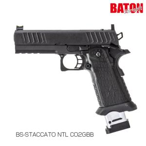 BATON airsoft BS-STACCATO NTL CO2 GBB ガスガン 対象年齢18歳以上 送料無料｜mimiy