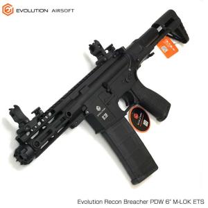 Evolution Recon Breacher PDW 6インチ M-LOK E.T.S.3搭載最新電動ガン 18歳以上対象｜mimiy