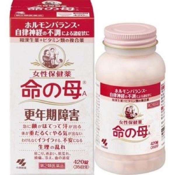 命の母A 420錠（35日分） 更年期のほてり・めまい 小林製薬 （第2類医薬品） ×2個セット