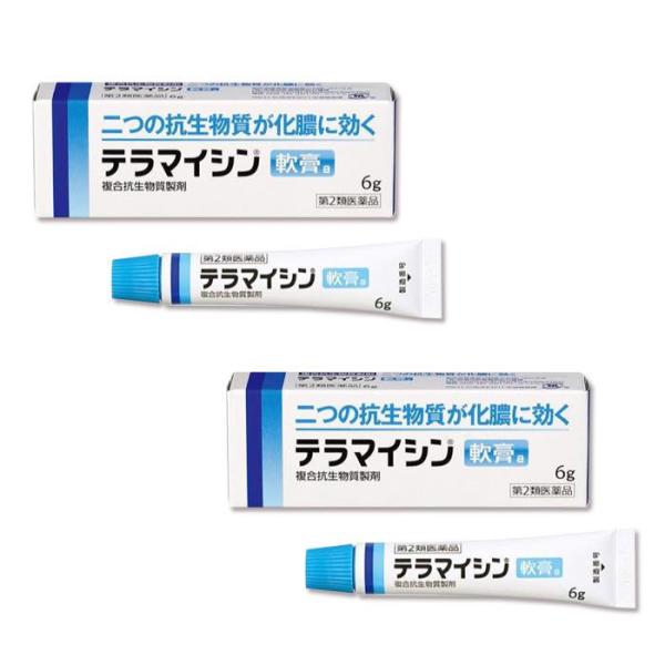 テラマイシン軟膏a 6g ×2個セット 医療用と同成分 化膿止め （第2類医薬品） ※1個から購入可