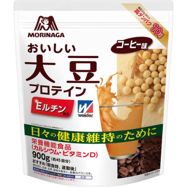 森永製菓 ウイダー おいしい大豆プロテイン コーヒー味 900g