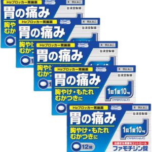 【第1類医薬品】ファモチジン錠「クニヒロ」 12錠 ×5個セット｜ミナカラドラッグ 1号店