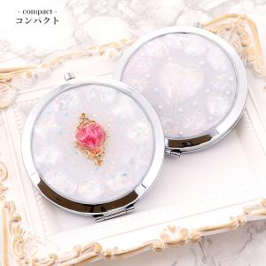 コンパクトミラー ミニ鏡 手鏡 拡大鏡 両面 携帯 おしゃれ かわいい 手作り ギフト プレゼント 上品 化粧直し 魔法 魔女っ子 ゆめかわいい Compact 12 スマホケース専門店ミナショップ 通販 Yahoo ショッピング