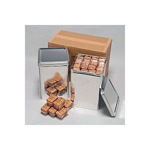 大型カンパン　１２８食分　（５枚入115g １食分）　１斗缶×２　非常食　保存食　５年保存　カニヤ ...