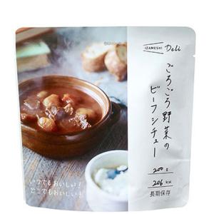 【１つから注文OK！】IZAMESHI Deli　イザメシ　ごろごろ野菜のビーフシチュー　非常食　保存食　３年保存　杉田エース【非常用食品】