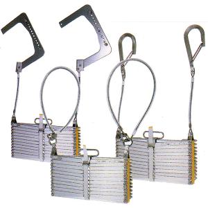 ワイヤーロープ式避難はしご用ステンレス製格納箱 サイズS オリロー