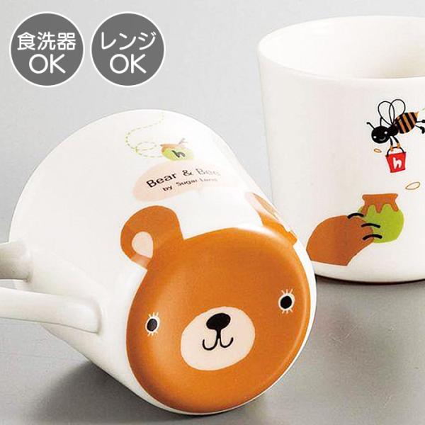 アニマルフェイスマグ クマ T4536818199514　コーヒーカップ コップ アニマル 可愛い ...