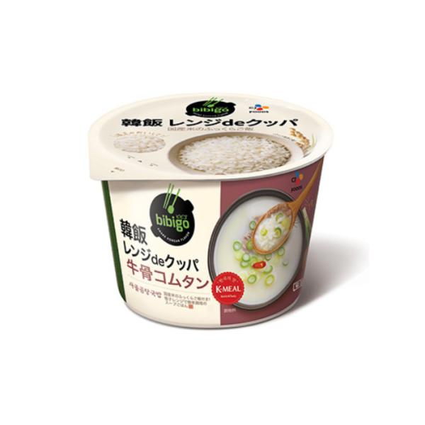 CJFOODS JAPAN bibigo 韓飯 レンジdeクッパ牛骨コムタン 172g カップ T-...