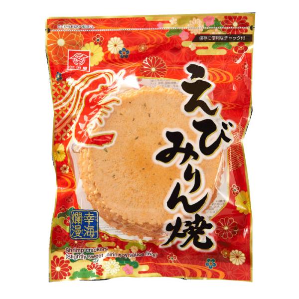 三河屋製菓 幸海爛漫 えびみりん焼 15枚入 T4902733907211 みりん焼 和風スナック ...
