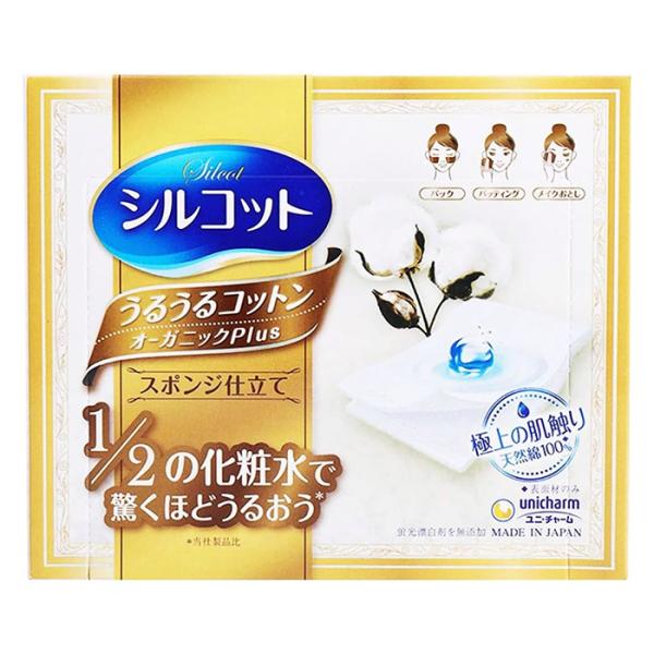 シルコット うるうるコットン 贅沢タッチPlus スポンジ仕立て 36枚入り T4903111446...