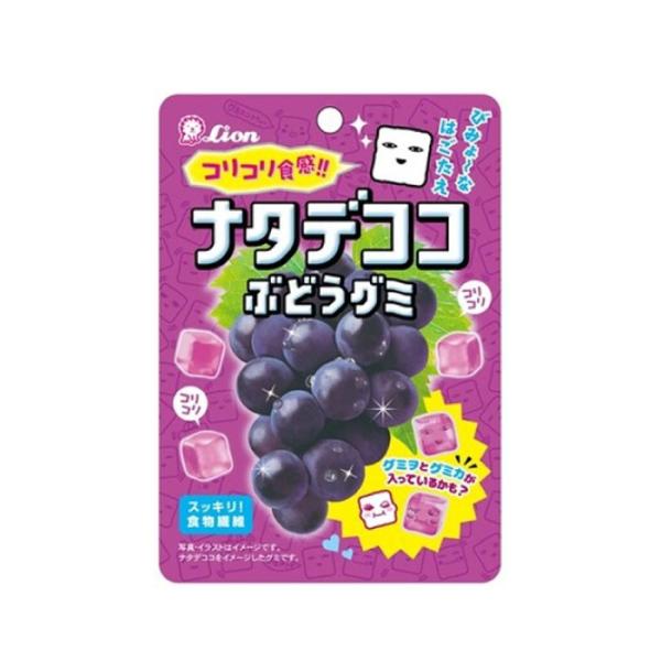 ライオン菓子 ナタデココぶどうグミ 40g T4903939016097ナタデココぶどうグミ ぶどう...