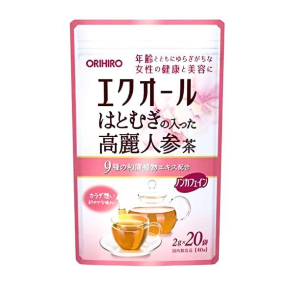 【オリヒロ アウトレット】エクオール　ハトムギの入った高麗人参茶40ｇ（2ｇ×20袋） T49714...