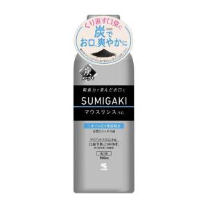 小林製薬 スミガキ マウスリン 500ml T4987072084786 歯みがき 炭 口臭 ミント 日本製 マウスウォッシュ｜minakuru