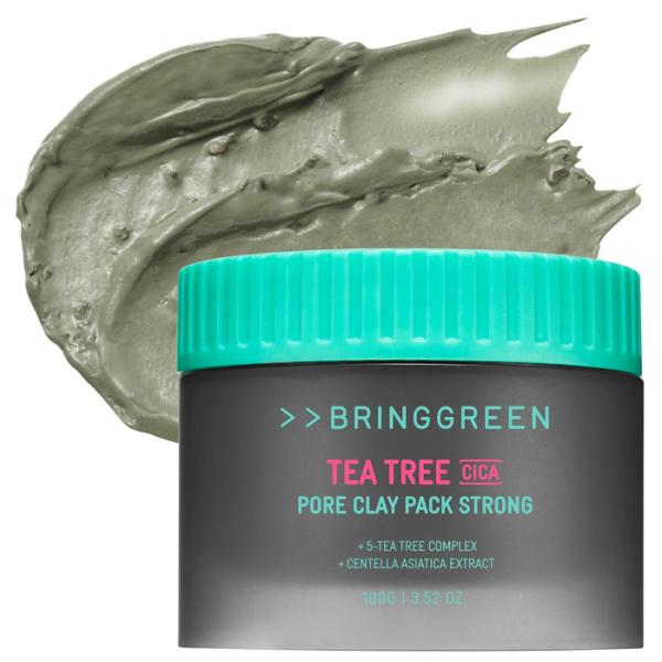 BRINGGREEN ティーツリーシカポアクレイパックストロング 100g T88002965516...