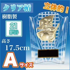 優勝 表彰 楯 盾 KV3460-Aサイズ(縦17.5cm 横13.5cm 重さ220g)（H-3）