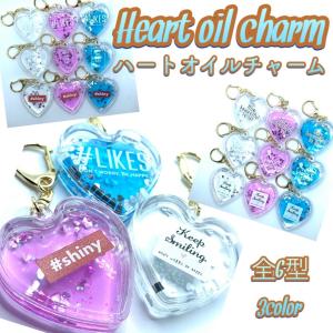 キラキラ 肉球 オイルキーホルダー 6個セット sy4906 チャーム