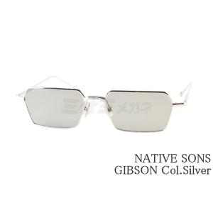 NATIVE SONS サングラス GIBSON Col.Silver NSM-056F スクエア ...