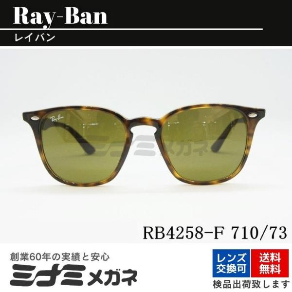 Ray-Ban サングラス RB4258-F 710/73 52サイズ ウェリントン シンプル オー...