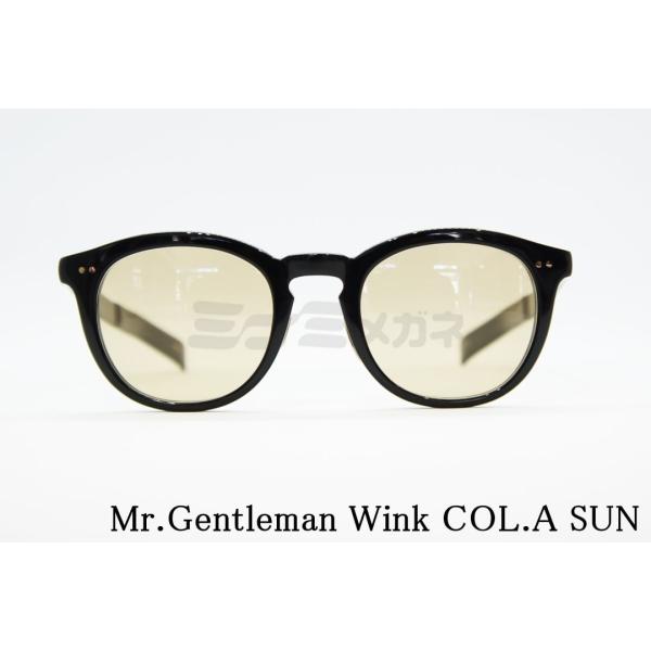 Mr.Gentleman サングラス wink COL.A Weiコラボ ボストン フレーム ウィン...