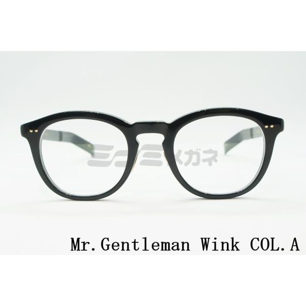 Mr.Gentleman メガネ wink COL.A Weiコラボ ボストン クラシカル ウィンク...