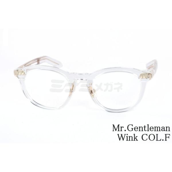 Mr.Gentleman メガネ Wink COL.F Weiコラボ ウィンク クリア 流行り トレ...
